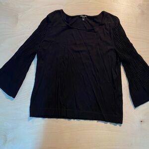 Talbots Knit Blouse with Flare Sleeves XL (GL)